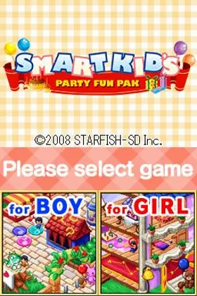 Smart Kid's Party Fun Pak (USA) screen shot title